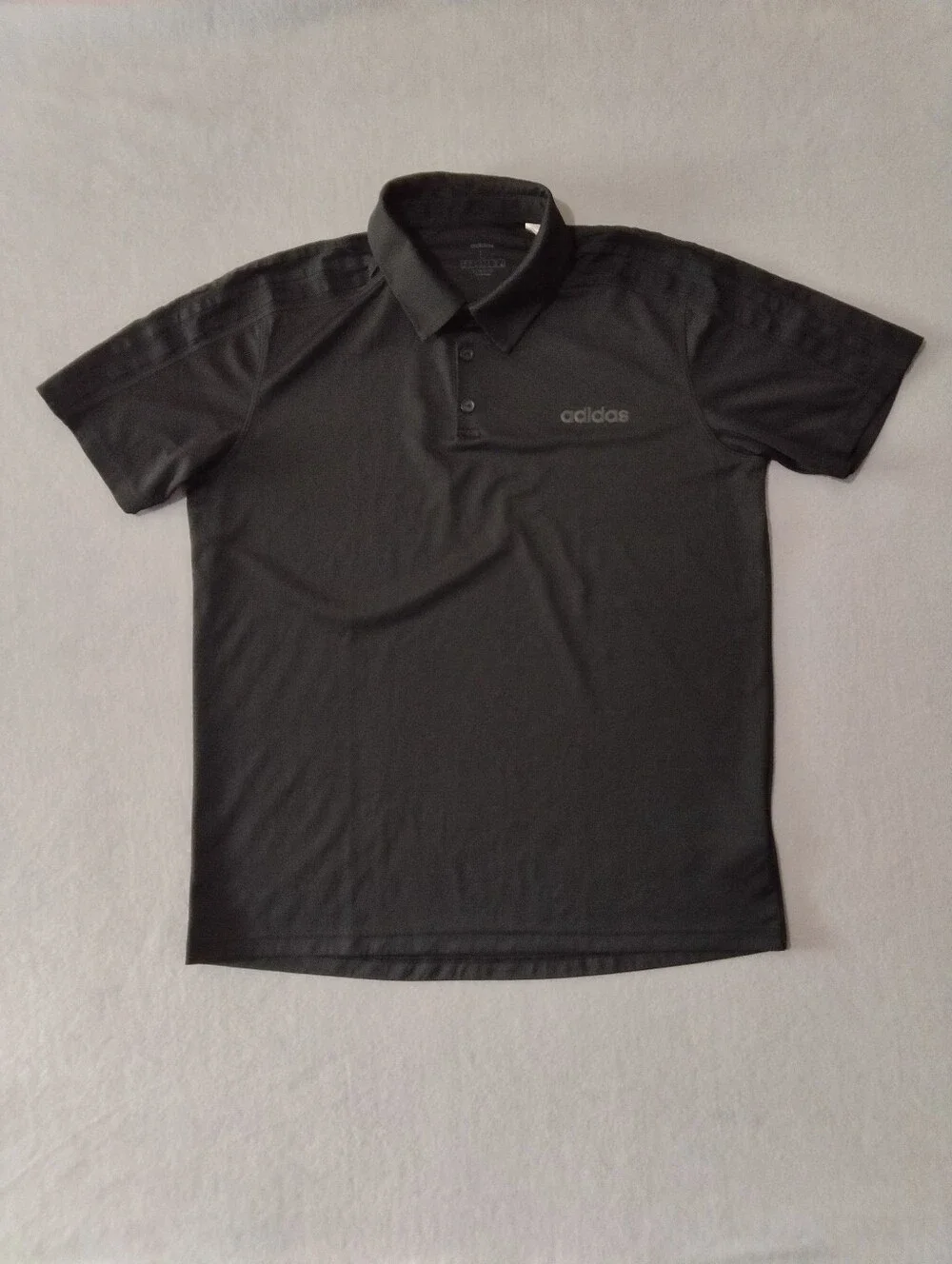Adidas Design 2 Move 3-Stripes Lightweight Training Golf Polo Shirt Black